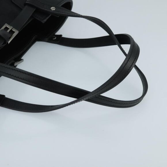 GUCCI GG Canvas Tote Bag Black Silver - Picture 7 of 16